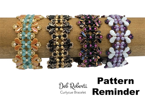 Deb Roberti's Curlycue Bracelet Pattern Reminder