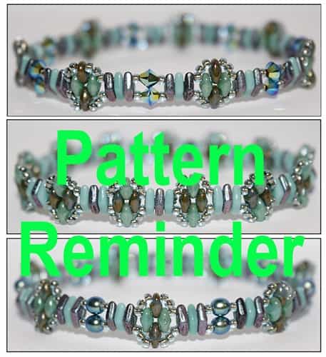 Deb Roberti's CzechMates Diamond Stackers Pattern Reminder