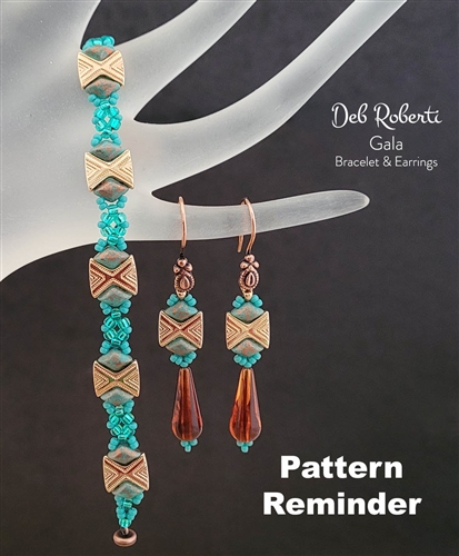 Deb Roberti's Gala Bracelet & Earrings Pattern Reminder