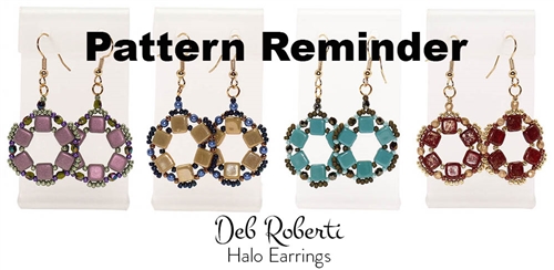 Deb Roberti's Halo Earrings Pattern Reminder