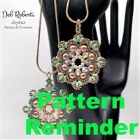 Deb Roberti's Joyeux Pendant & Ornament Pattern Reminder