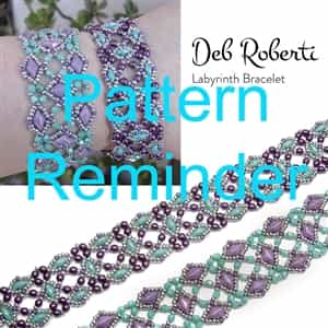 Deb Roberti's Labyrinth Bracelet Pattern Reminder