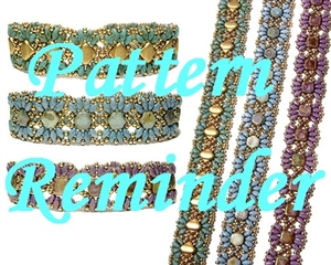 Deb Roberti's MiniDuo Bands Bracelet Pattern Reminder