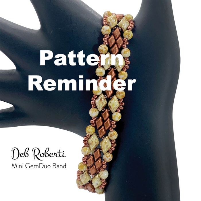 Deb Roberti's Mini GemDuo Band Pattern Reminder