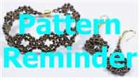 Deb Roberti's Moon RIng Bracelet & Earrings Pattern Reminder