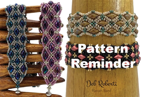 Deb Roberti's Rattan Band Bracelet Pattern Reminder