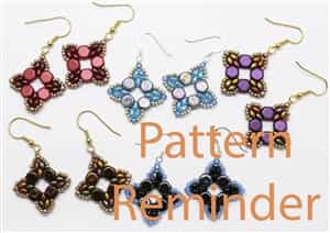Deb Roberti's Roundabout Bracelet & Earrings Pattern Reminder