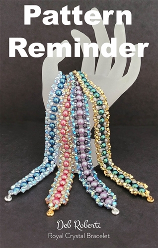 Deb Roberti's Royal Crystal Bracelet Pattern Reminder