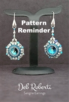 Deb Roberti's Sangria Earrings & Pendant Pattern Reminder