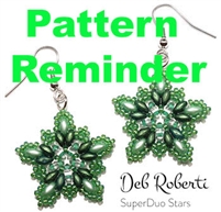 Deb Roberti's SuperDuo Stars Pattern Reminder