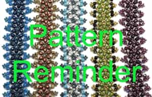 Deb Roberti's Victorian Bracelet & Earrings Pattern Reminder