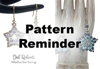 Deb Roberti's WibeDuo Star Earrings Pattern Reminder