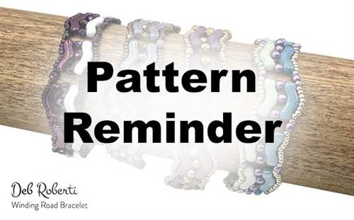 Deb Roberti's Winding Road Bracelet Pattern Reminder