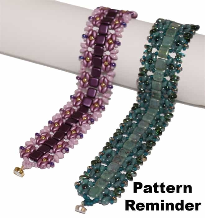 Facet Fan Favorite Bracelet Pattern Reminder