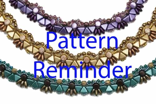 BeadSmith Exclusive Bead Pattern Felie Collar Reminder