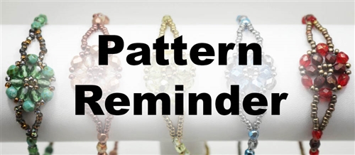 Deb Roberti's Hana-Ami Bracelets Pattern Reminder