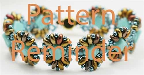 Beadwork Magazine Pattern Reminder Papillon Bracelet by Carole Ohl