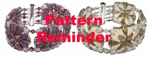 So Sassy Quilted Kite Bracelet Pattern Reminder