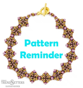 Starman Autumn Wheat Shoals Bracelet Pattern Reminder