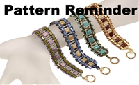 Starman Brick & Tile Ladder Bracelet Pattern Reminder