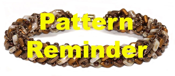 Starman Diamond Tweed Bracelet Pattern Reminder