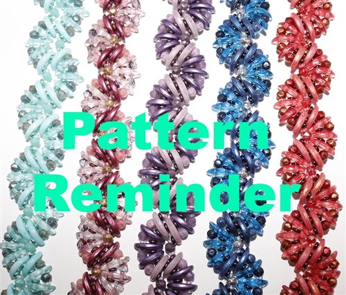 Starman English Crescents Bracelet Pattern Reminder