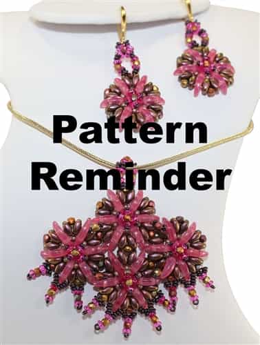 Starman Fireworks Pendant Pattern Reminder