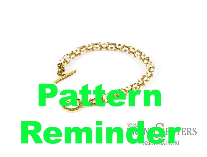 Starman Flowering Peyote Rope Pattern Reminder