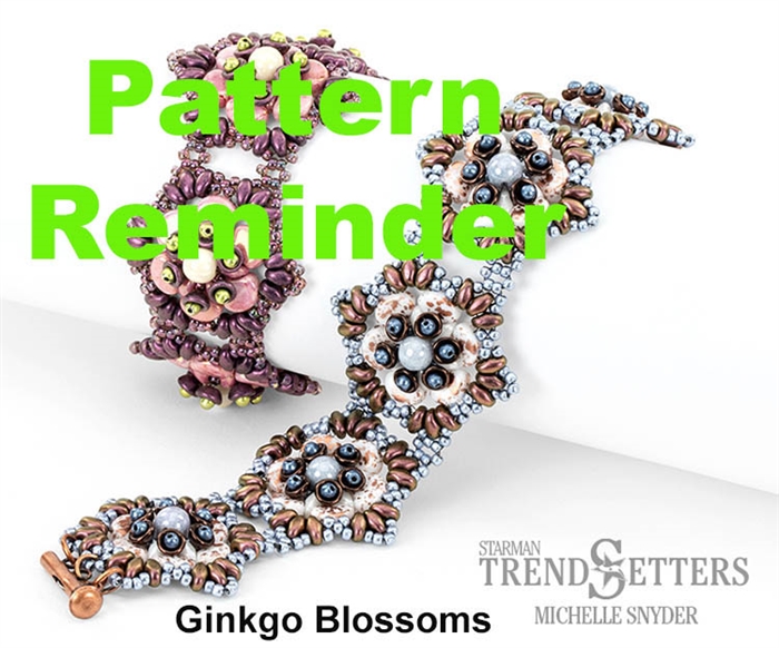 Starman Ginkgo Blossoms Bracelet Pattern Reminder