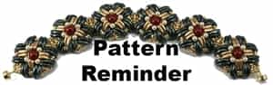 Starman Isabella Cuff Pattern Reminder