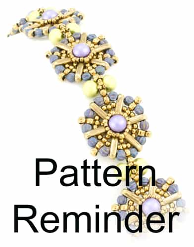 Starman Morning Glory Bracelet Pattern Reminder