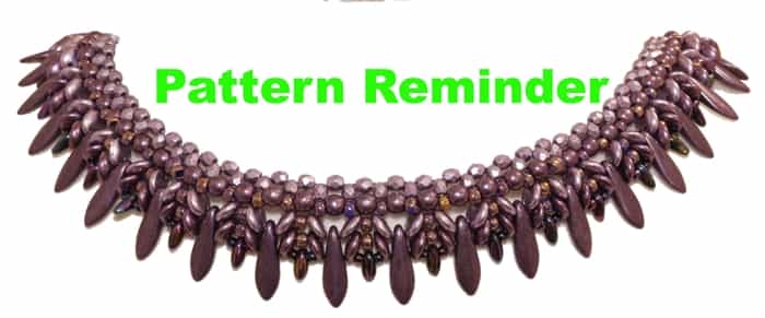 Starman TrendSetters Palmetto Necklace Pattern Reminder