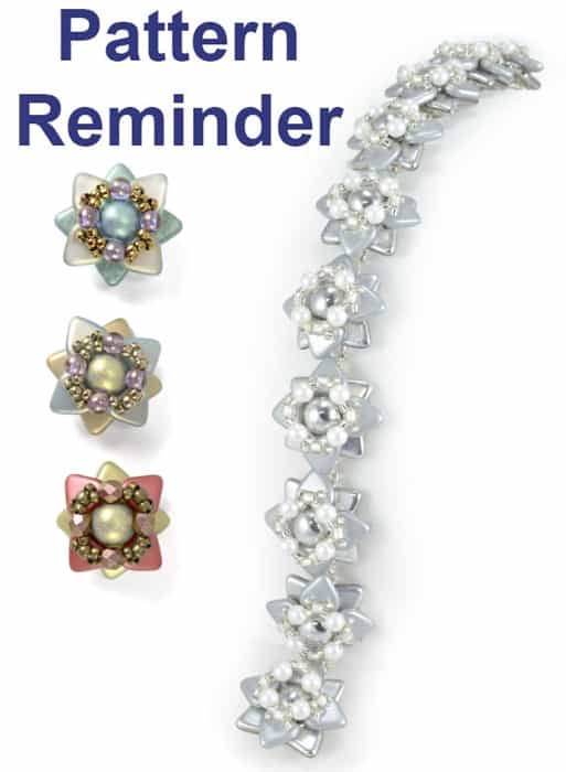 Starman Silver Star Bracelet Pattern Reminder