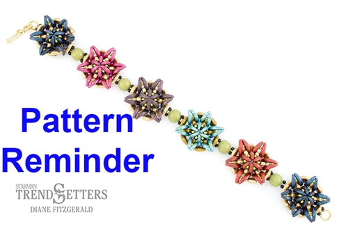 Starman TrendSetters Starflower Bracelet Pattern Reminder