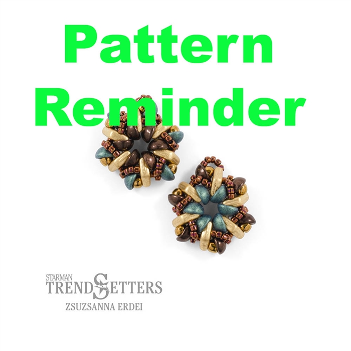 Starman Teacup Holiday Pinwheels Pattern Reminder