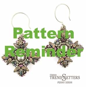 Starman TrendSetters Wayfarer Earrings Pattern Reminder