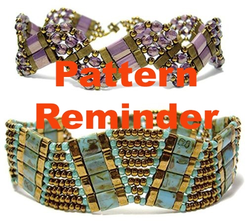 Deb Roberti's Tila Curve II Bracelet Pattern Reminder