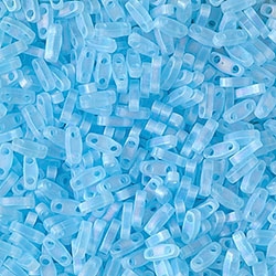 5 Grams QTL-148FR TR MA Blue Topaz Miyuki Quarter Tila Beads