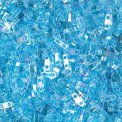 5 Grams QTL-260 TR Blue Topaz Miyuki Quarter Tila Beads