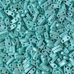 5 Grams QTL-412FR OPR MA Aqua Miyuki Quarter Tila Beads