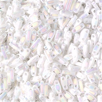 5 Grams QTL-471 OPR White Miyuki Quarter Tila Beads