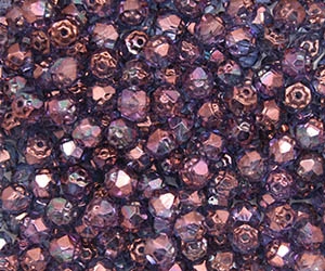 Renaissance Firepolish 6mm : FP6-15726 - Luster - Transparent Amethyst - 25 pieces