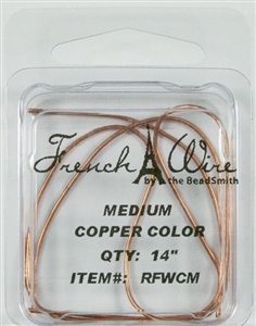'French' Wire Copper Color 14" Medium