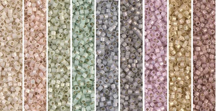 Alabaster Monday - Exclusive Mix of Miyuki Delica Seed Beads