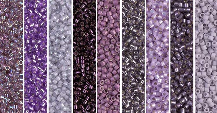 Alexandrite Monday - Exclusive Mix of Miyuki Delica Seed Beads