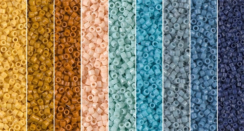 August Sunrise - Exclusive Mix of Miyuki Delica Seed Beads