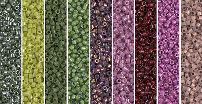 Avocado Rose Monday - Exclusive Mix of Miyuki Delica Seed Beads