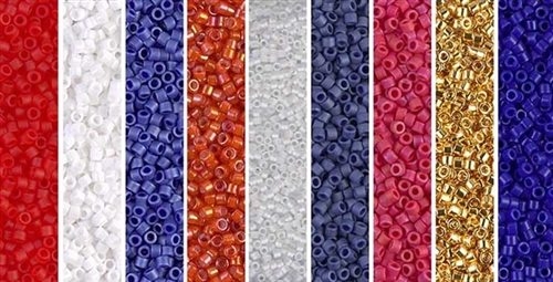 [ DS ] Blue Violet Monday - Exclusive Mix of Miyuki Delica Seed Beads