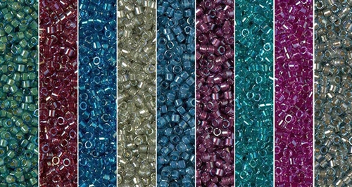 Dusty Cornflower Monday - Exclusive Mix of Miyuki Delica Seed Beads