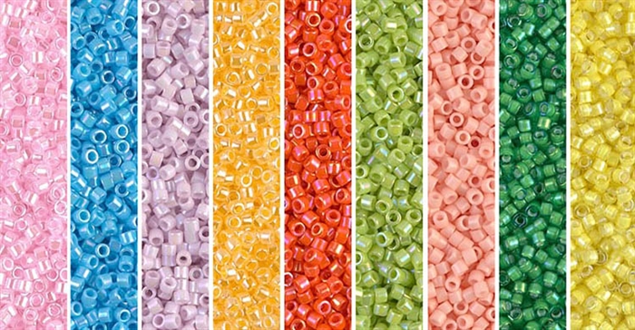 Easter Monday/Opaques - Exclusive Mix of Miyuki Delica Seed Beads